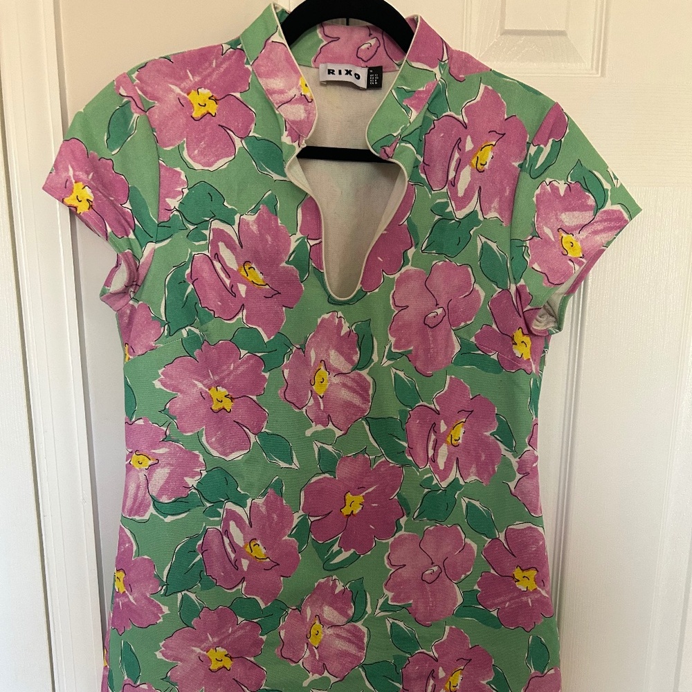 Rixo Lolita Azalea Bloom Mini Dress